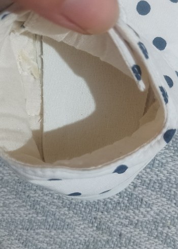 kız Bebek Puantiyeli İlk Adım Ayakkabısı - Görsel 3