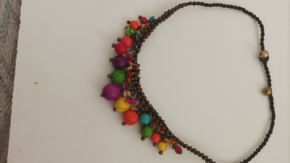 Renkli Boncuklu Bohem Uzun Kadın Kolye - Görsel 2