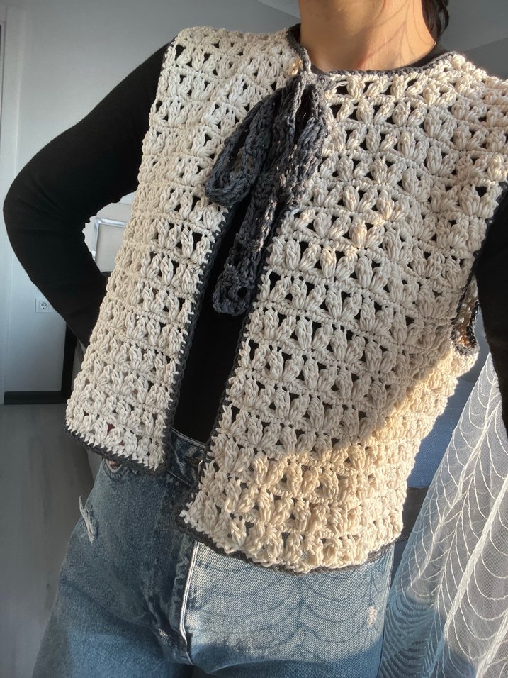 Örgü Bej Kadın Süveter - Görsel 3