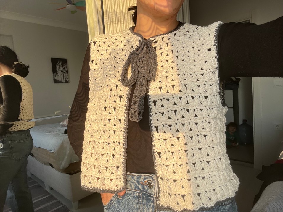 Örgü Bej Kadın Süveter - Görsel 2