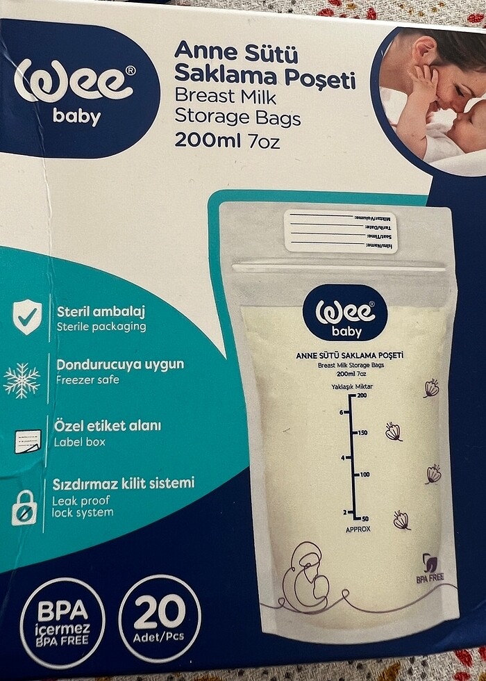 süt saklama poşeti - Görsel 2