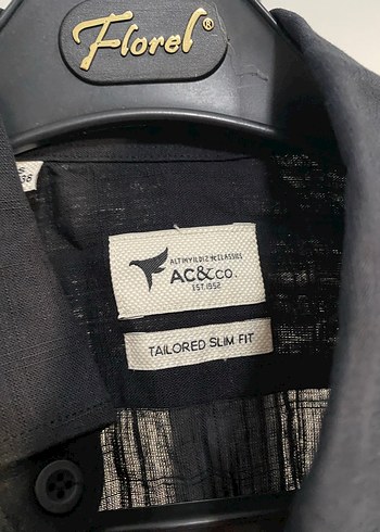 Düğmeli Siyah Keten Erkek Gömlek - Görsel 3