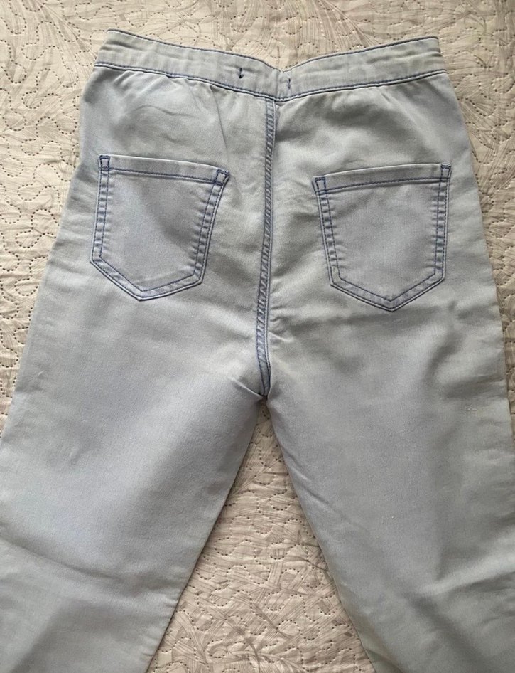 Bej Normcore Kesim Kadın Denim Pantolon - Görsel 2