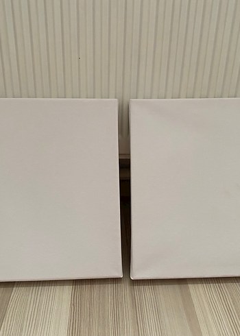 İkili tuval ve guaj boya - Görsel 4