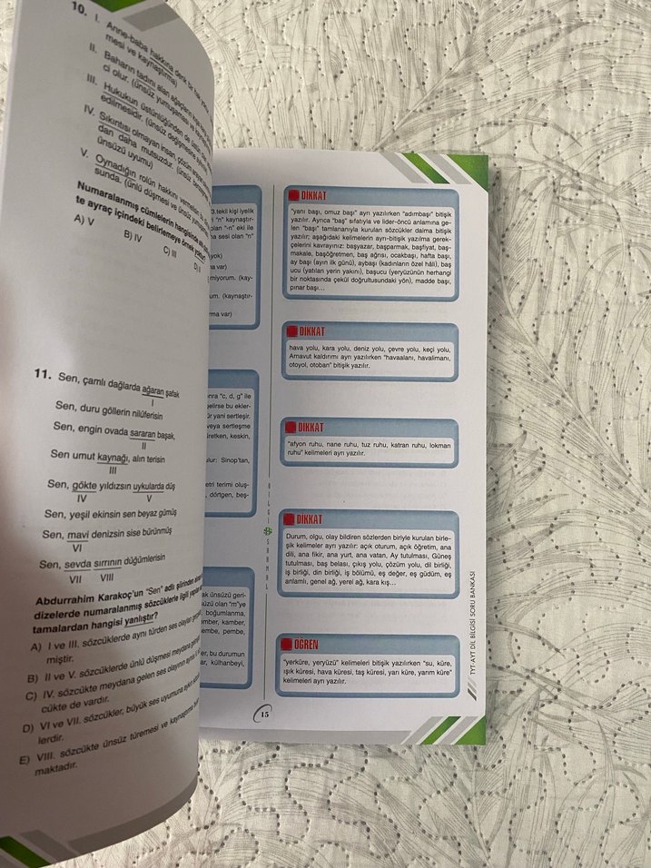 TYT-AYT Dil Bilgisi Soru Bankası Bilgi Sarmal - Görsel 3