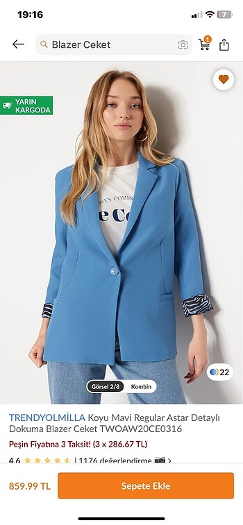 Trendyol & Milla Trendyolmilla Blazer Ceket
