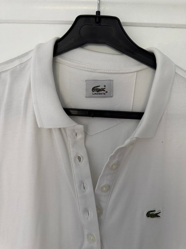 Düğmeli Beyaz Midi Elbise - Görsel 3