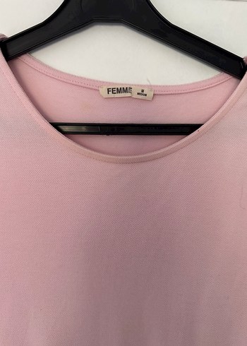 Pembe Midi Kısa Kollu Günlük Elbise - Görsel 3