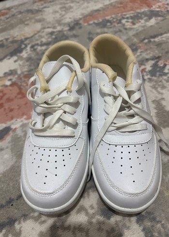 Beyaz Kadın Spor Ayakkabı Velcro Detaylı - Görsel 4