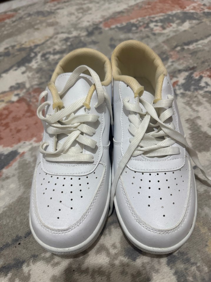 Beyaz Kadın Spor Ayakkabı Velcro Detaylı - Görsel 4