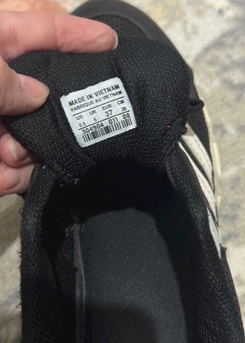 Siyah Bağcıklı Kadın Spor Ayakkabı - Görsel 4