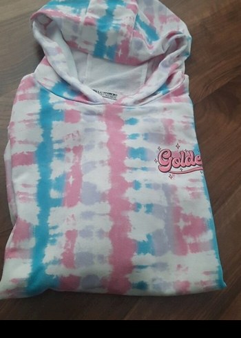 Kızlar için Çok Renkli Tie-Dye Eşofman Takımı - Görsel 6