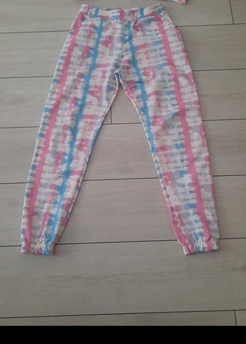 Kızlar için Çok Renkli Tie-Dye Eşofman Takımı - Görsel 3