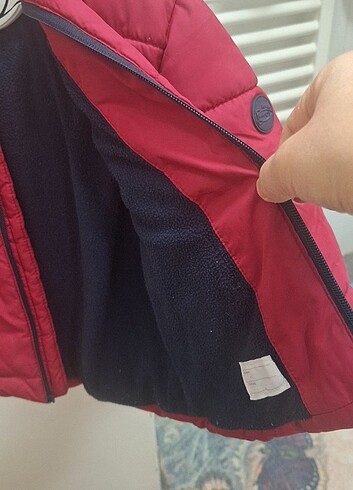 24-36 Ay Beden bordo Renk Mango 2-3 Yaş İçi Polarli Mont