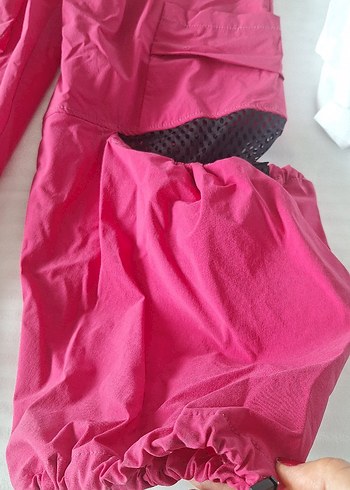 BİZE Pembe Oversize Paraşüt Pantalon - Görsel 5