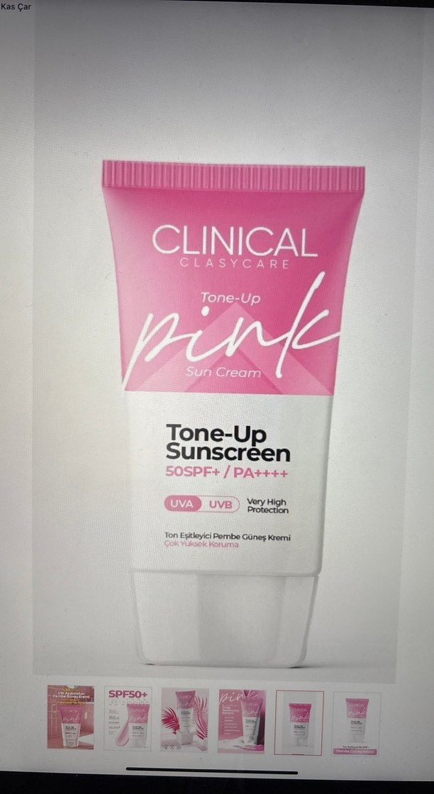 clasy pembe ton eşitleyici güneş kremi - Görsel 5
