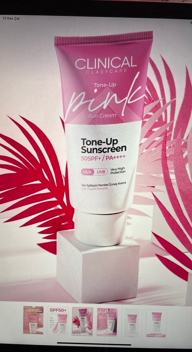 clasy pembe ton eşitleyici güneş kremi - Görsel 3