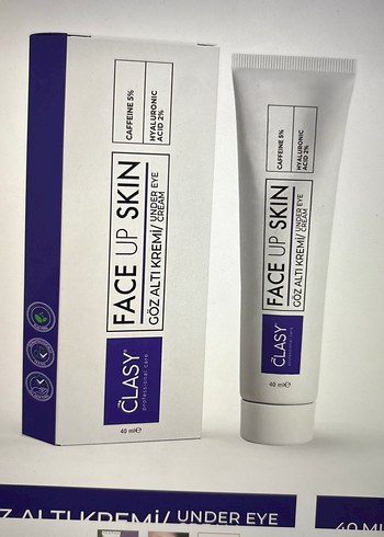 Clasy Hyaluronik Asit ve Kafeinli Gözaltı Kremi 40 ml - Görsel 3