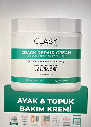 clasy ayak kremi - Görsel 2