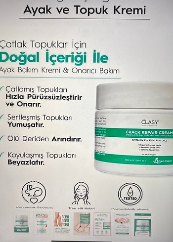 clasy ayak kremi - Görsel 6