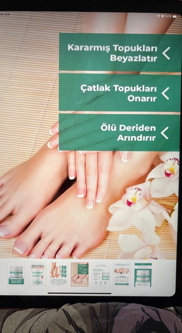 clasy ayak kremi - Görsel 5