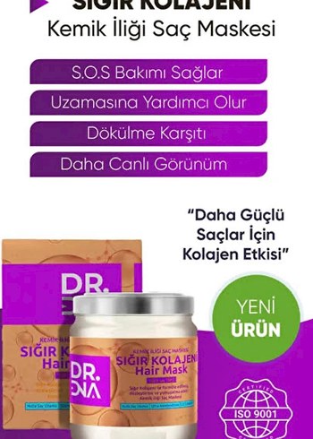 Dr. DNA Sığır Kolajeni Saç Maskesi
