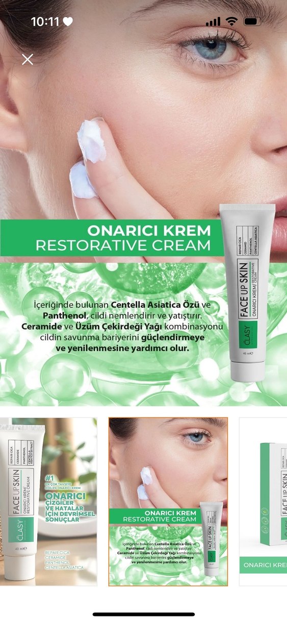 Clasy Onarıcı krem - Görsel 2
