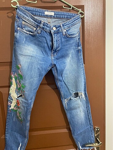 xs Beden mavi Renk Zara 34 beden jean