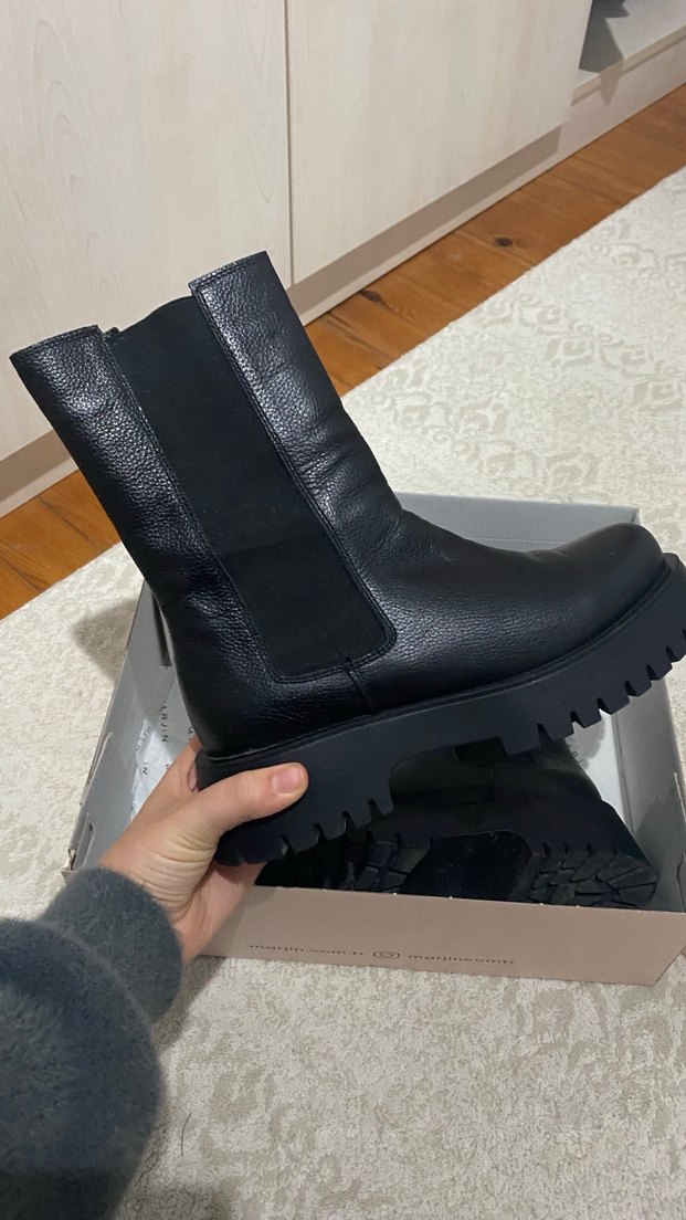 Marjin bukre hakiki deri bot - Görsel 2