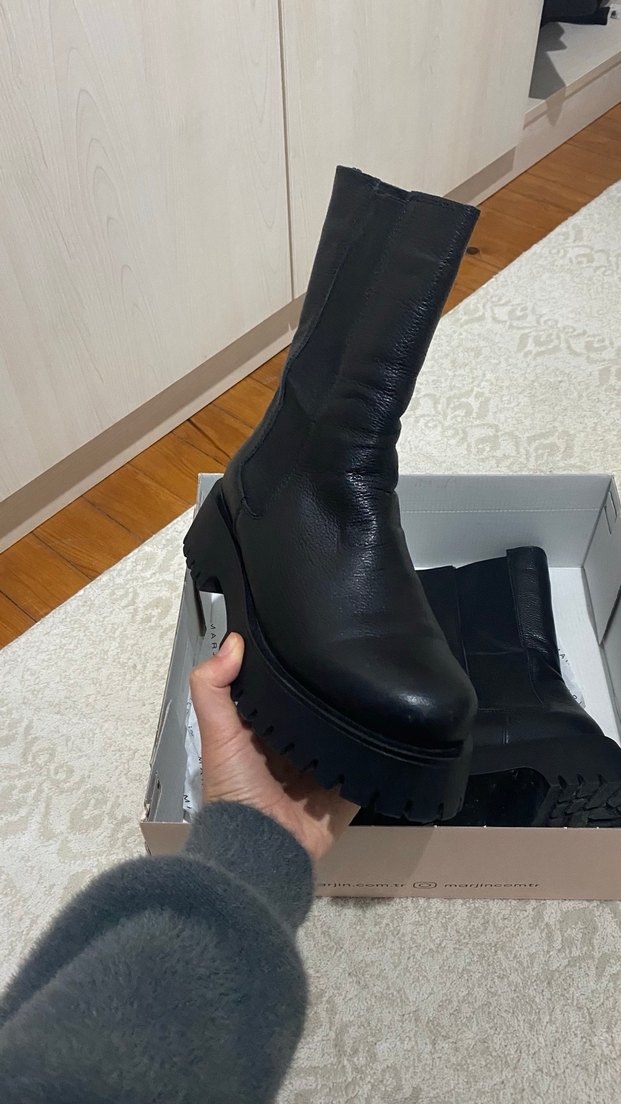 Marjin bukre hakiki deri bot - Görsel 5