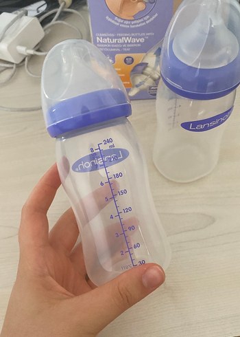 Mor Lansinoh Bebek Biberonu 2'li Set - Görsel 3