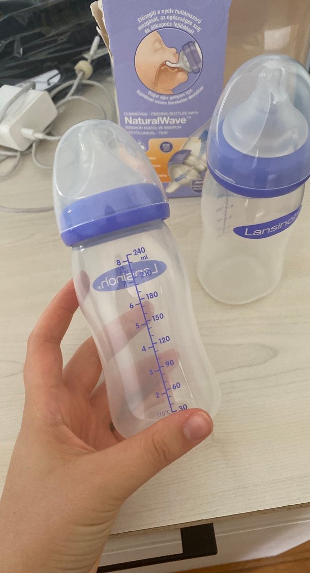 Mor Lansinoh Bebek Biberonu 2'li Set - Görsel 3