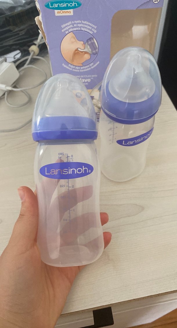 Mor Lansinoh Bebek Biberonu 2'li Set - Görsel 2