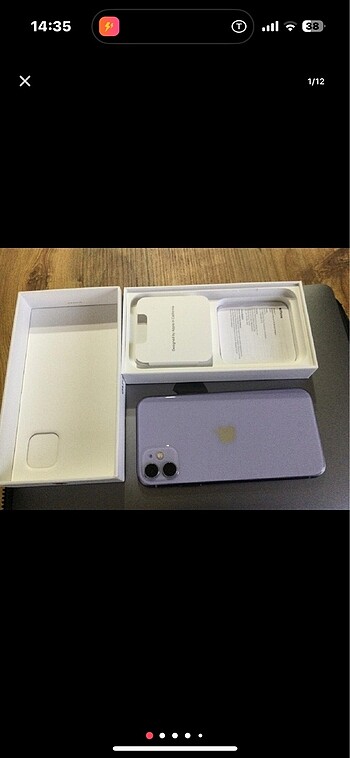 İphone 11 lila 128 gb