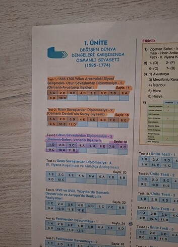 11.sınıf tarih test kitabı