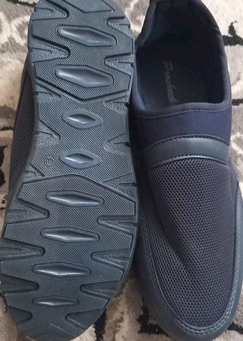 Gri Yılan Desenli Dolgu Topuklu Spor Ayakkabı - Görsel 5