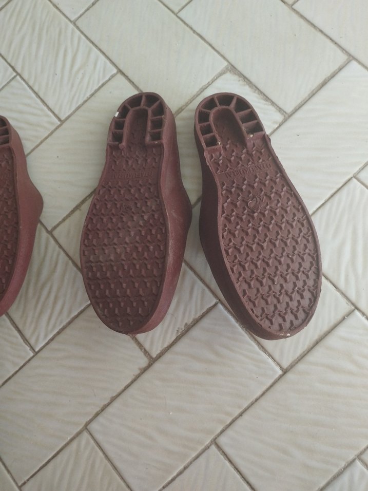 Kahverengi Erkek Terlikler Parlak Görünümlü - Görsel 4