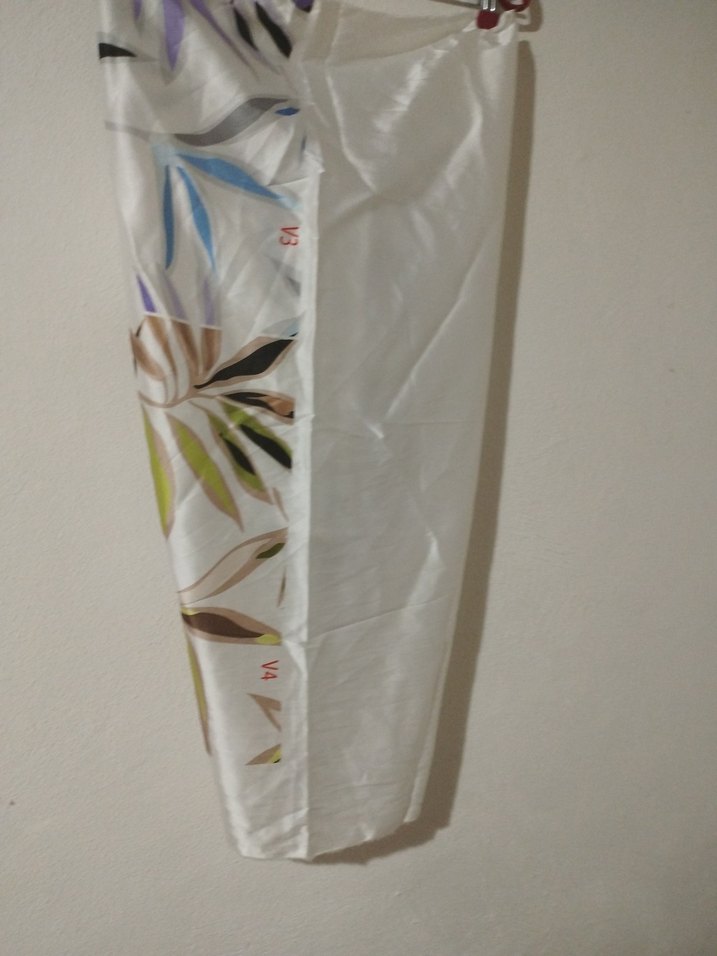 Bohem Bağlamalı Beyaz pareo - Görsel 3