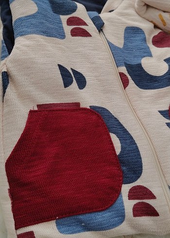 Renkli Baskılı Bohem Erkek Çocuk Yeleği - Görsel 5