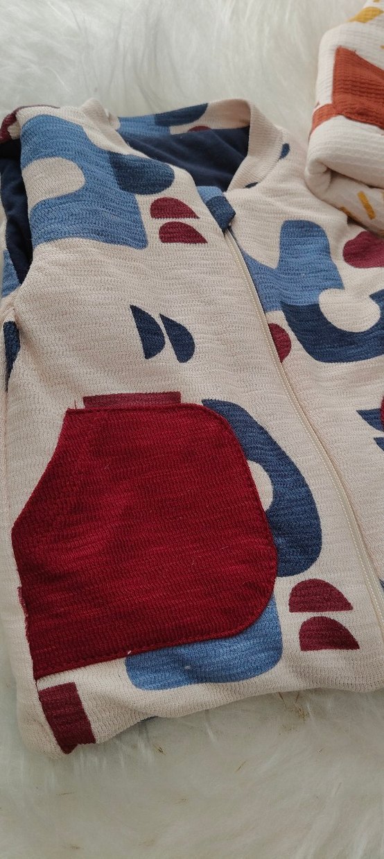 Renkli Baskılı Bohem Erkek Çocuk Yeleği - Görsel 5