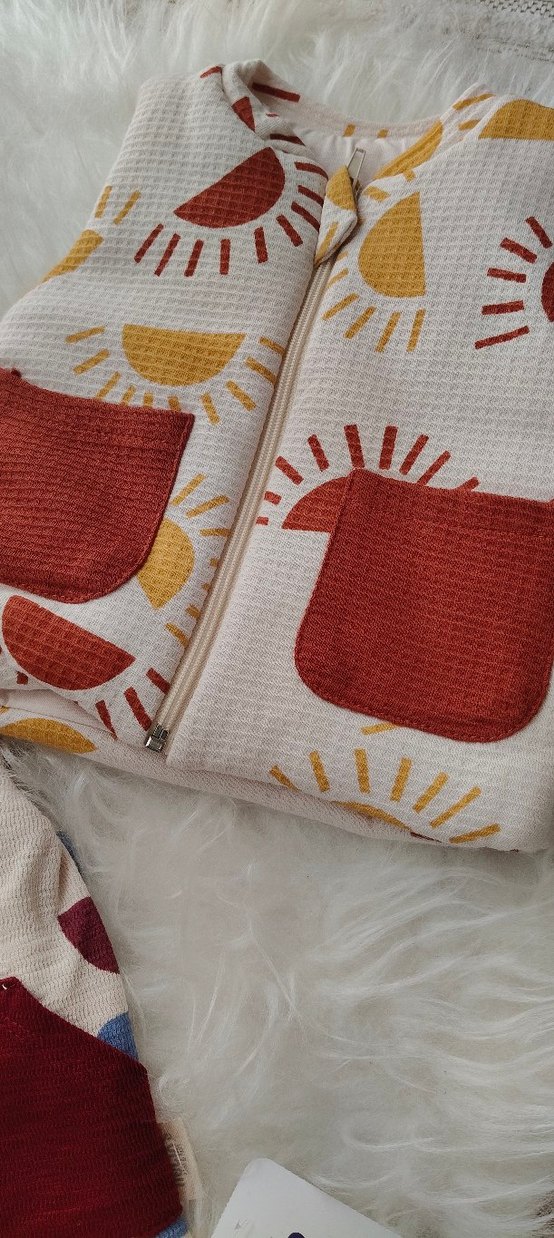 Renkli Baskılı Bohem Erkek Çocuk Yeleği - Görsel 4