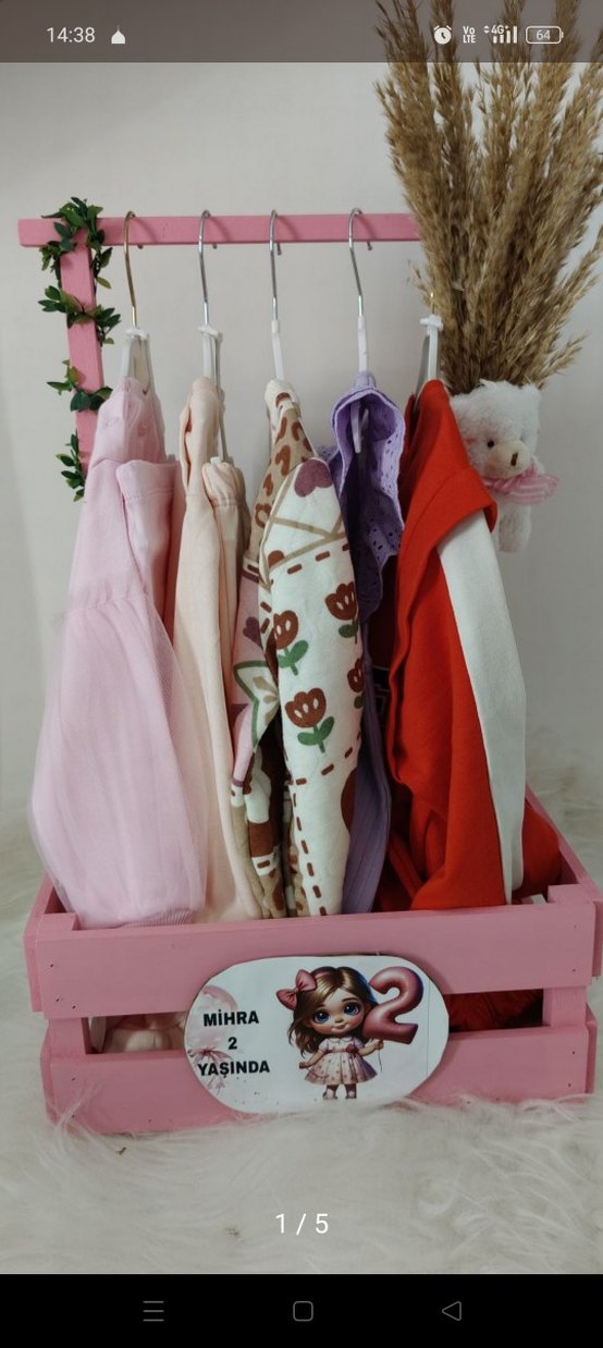 Pembe Pastel Bebek Hastane Çıkışı Seti - Görsel 3