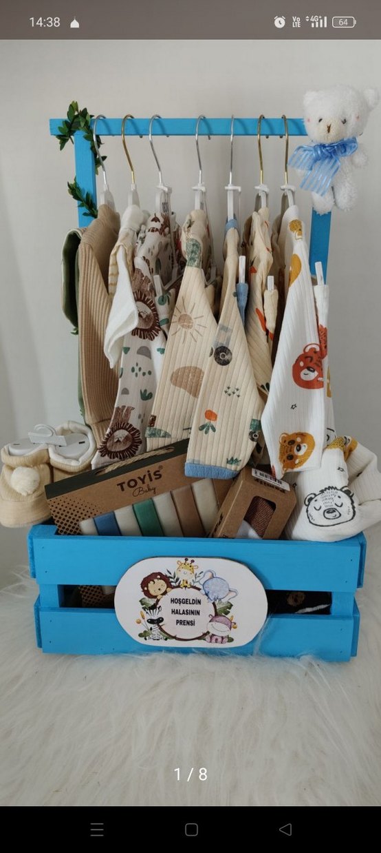 Pembe Pastel Bebek Hastane Çıkışı Seti - Görsel 4