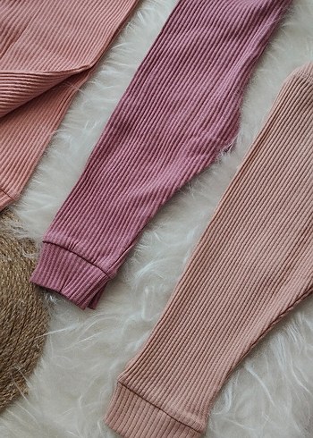 Kız Bebek Rahat Kesim Bej Tayt - Görsel 4