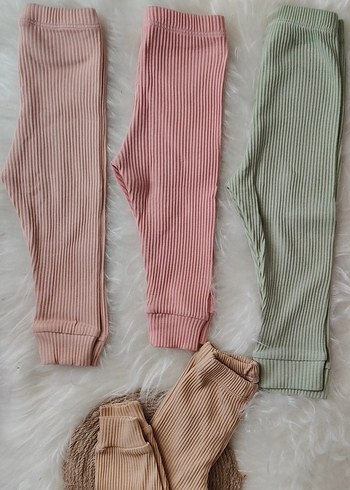 Kız Bebek Rahat Kesim Bej Tayt - Görsel 2