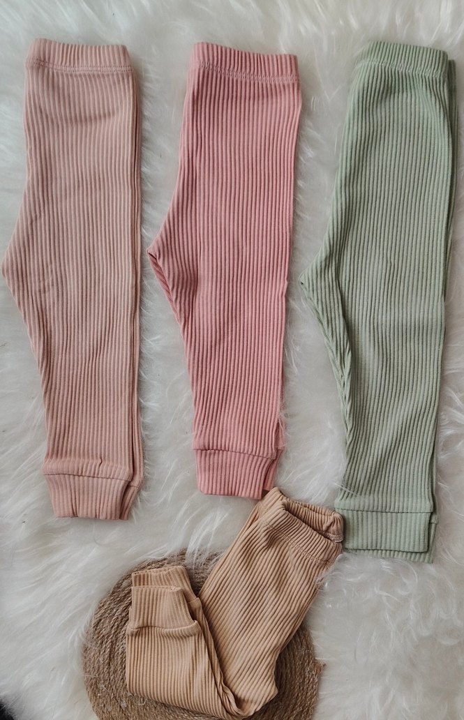 Kız Bebek Rahat Kesim Bej Tayt - Görsel 2