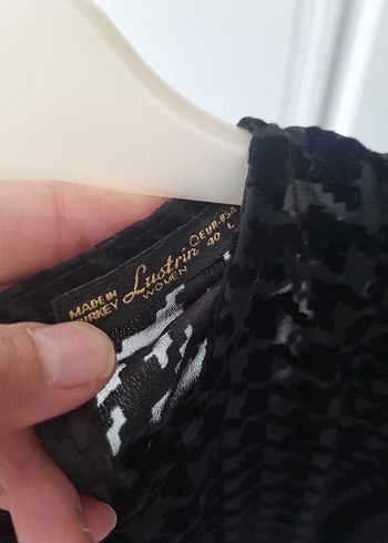 Uzun Kollu Siyah Midi Kadın Elbise - Görsel 3