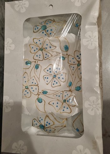 Beyaz Çiçek Desenli Vazo - Görsel 3