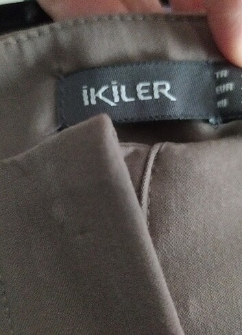 42 Beden ten rengi Renk İkiler kumaş pantolon 