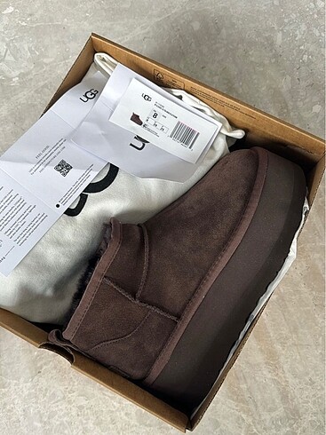 UGG PLATFORM KAHVERENGİ